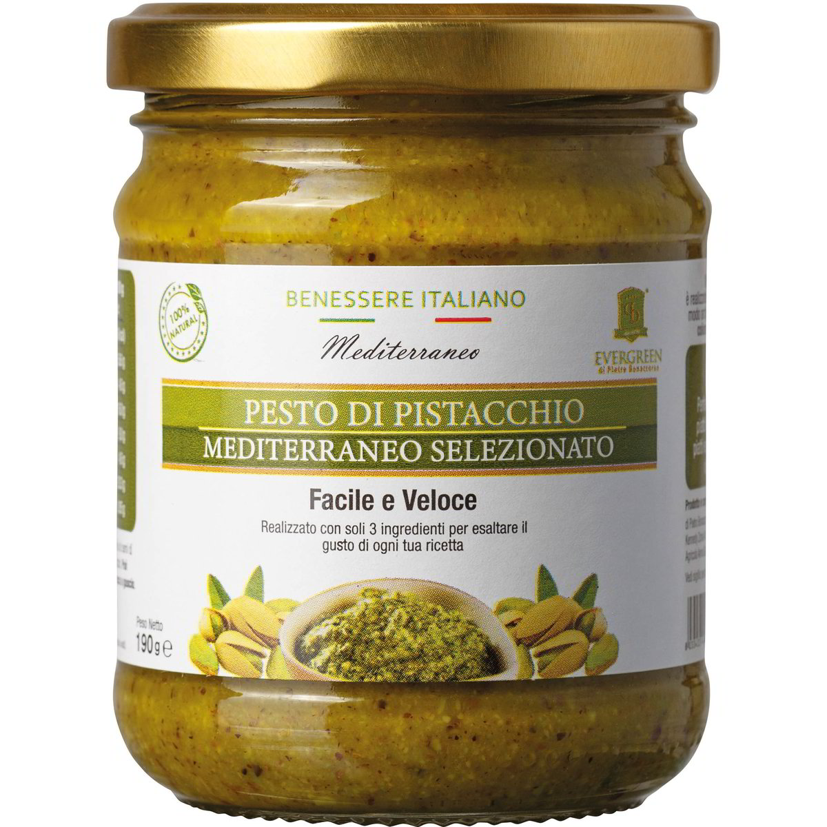 Pesto Di Pistacchio Mediterraneo Selezionato