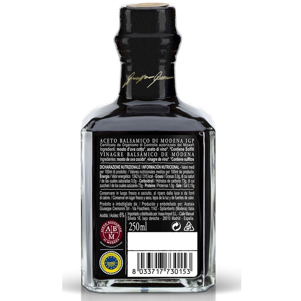 Vinagre Balsámico De Módena IGP