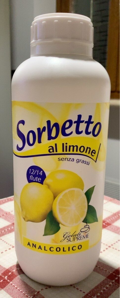 Gelato Artigianale Limone Sorbetto