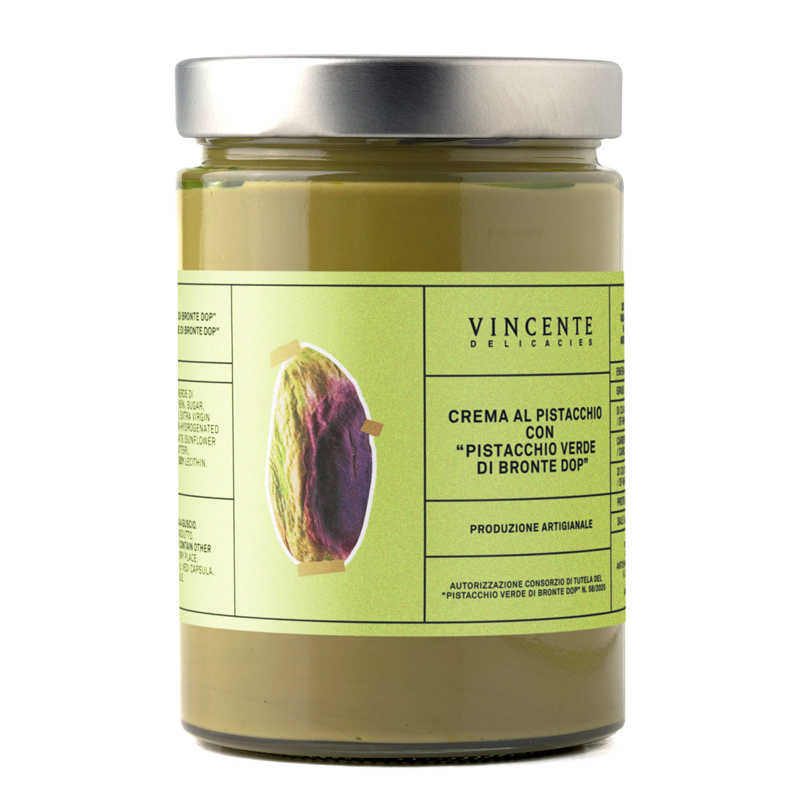 Crema Di Pistacchio Con Pistacchio Verde Di Bronte Dop