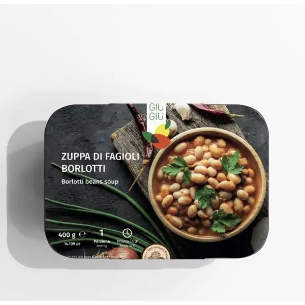 Zuppa Di Fagioli Borlotti