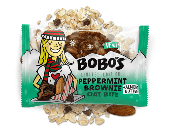 BoBos Pepermint Brownie Oat Bites