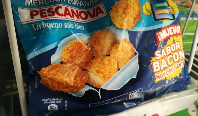 Mini Burguers De Merluza Empanada Sabor Bacon Aprox Sin Gluten