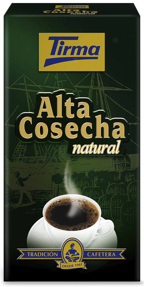 Café Tirma Paquete 250g Alta Cosecha Natural Molido Envasado Al Vacío