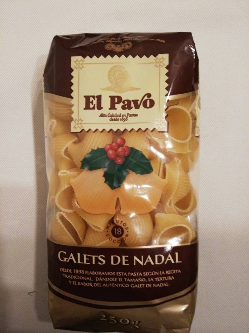 Galets De Navidad El Pavo 250 G