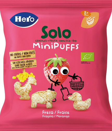 Hero Solo Snack Fresa 18g