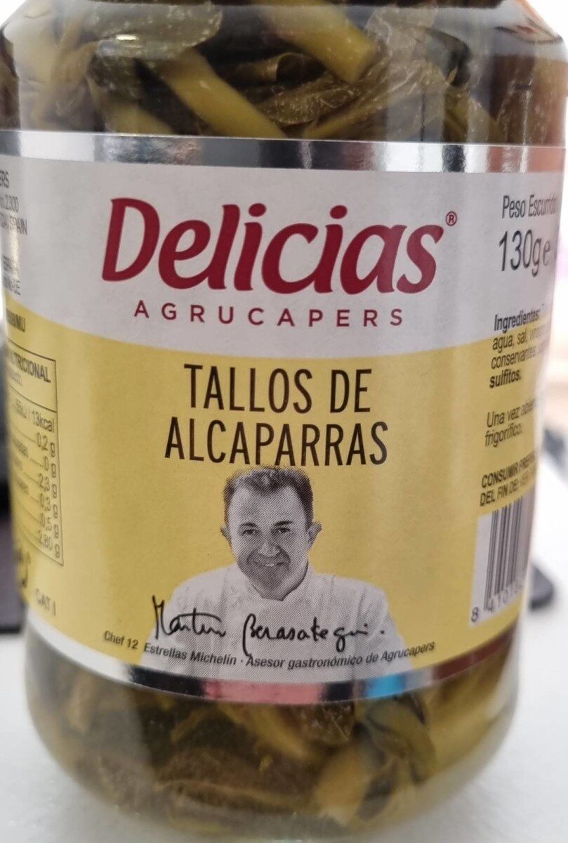 Tallos De Alcaparras', 'ingredientslist': 'tallos De Alcaparras, Agua, Sal, Vinagre De Vino, Conservantes: Sorbato Potásico Y Sulfitos.