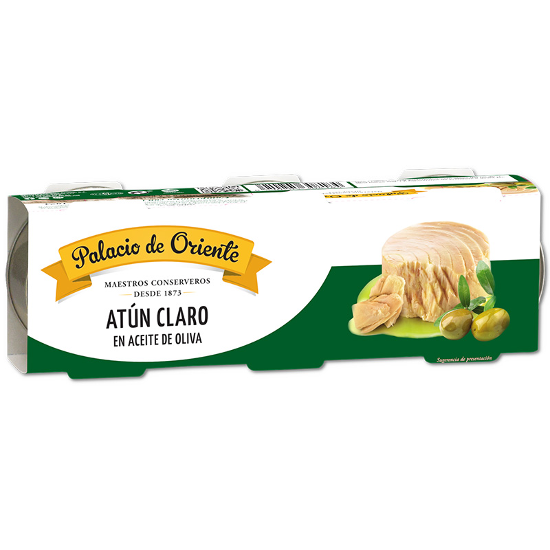 Atún Claro En Aceite De Oliva RO-85 Pack-3 PALACIO DE ORIENTE