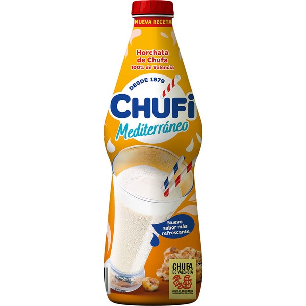 Horchata De Chufa Chufi Mediterráneo En Botella De 1L