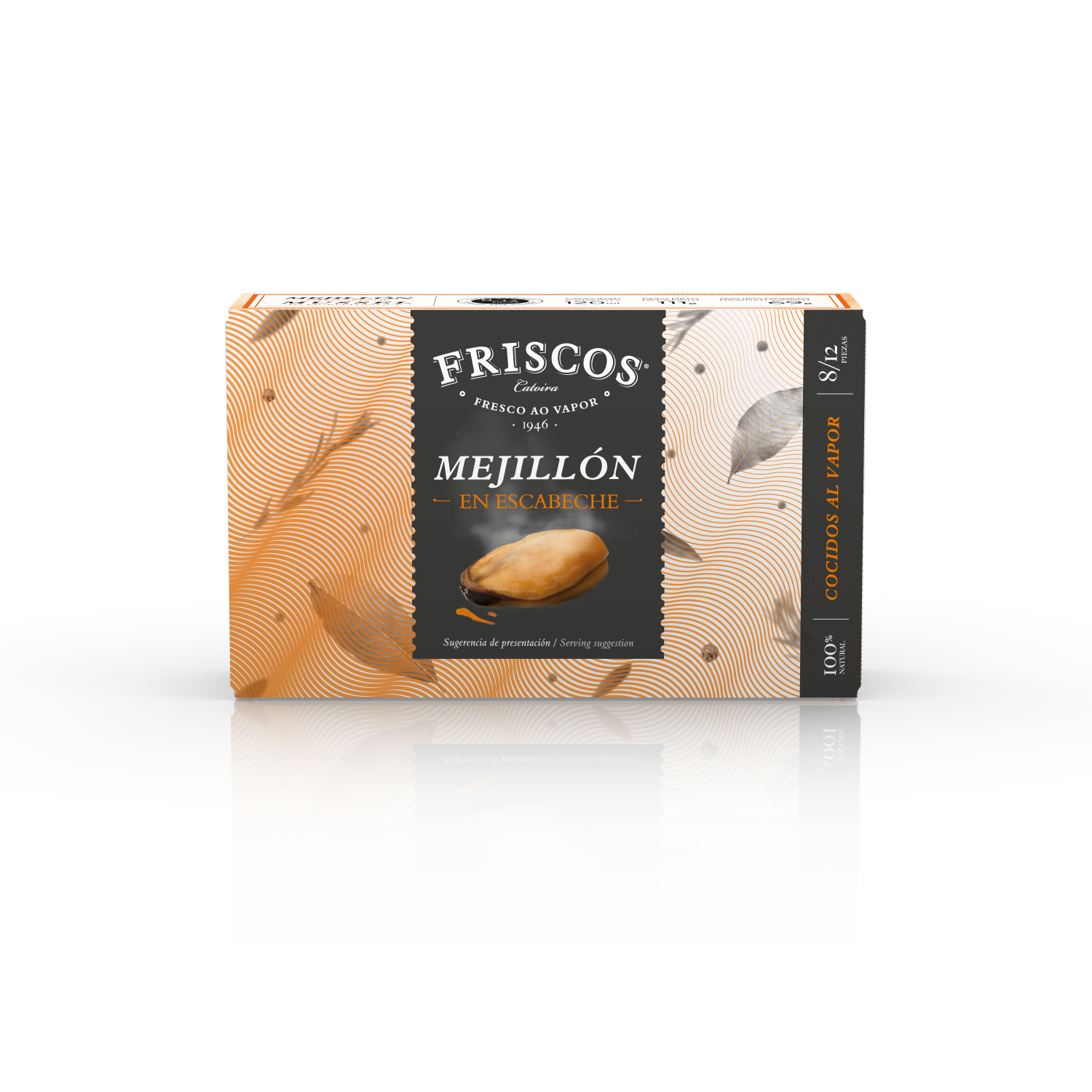 Mejillones 8/12 Al Natural Friscos 111gr