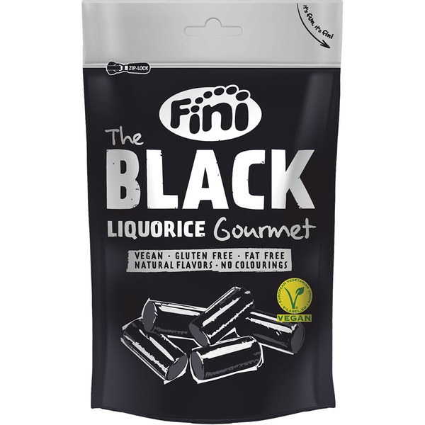 Regaliz Negro Gourmet Doypack 10Bx180G