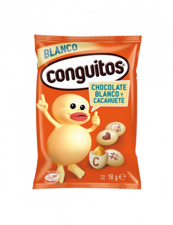 Conguitos Chocolate Blanco Bolsa 18g
