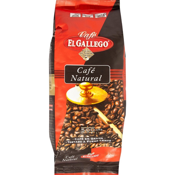 Café En Grano Natural El Gallego Paquete 500g