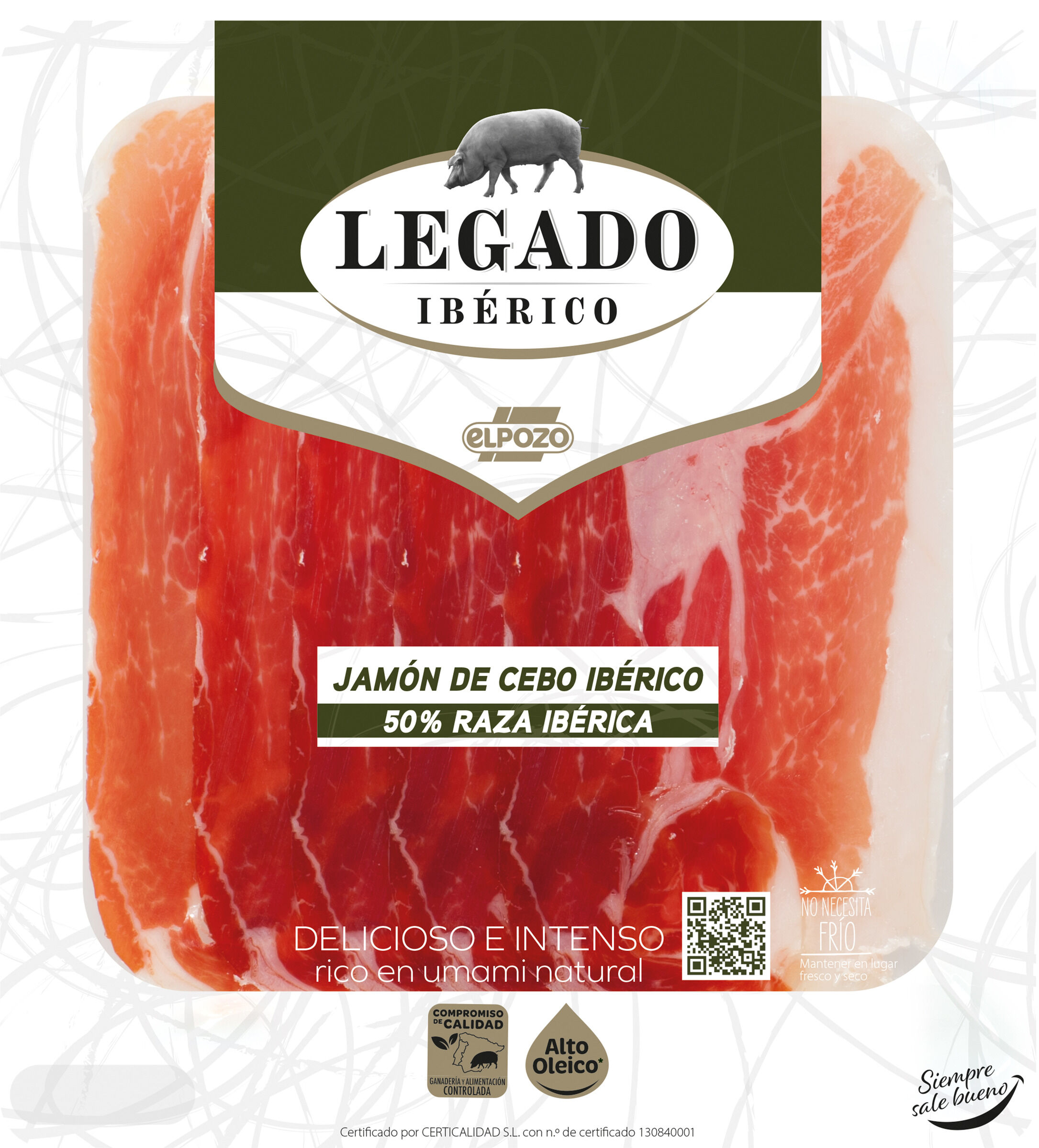 Jamón Ibérico Sin Lactosa 60g Legado Ibérico