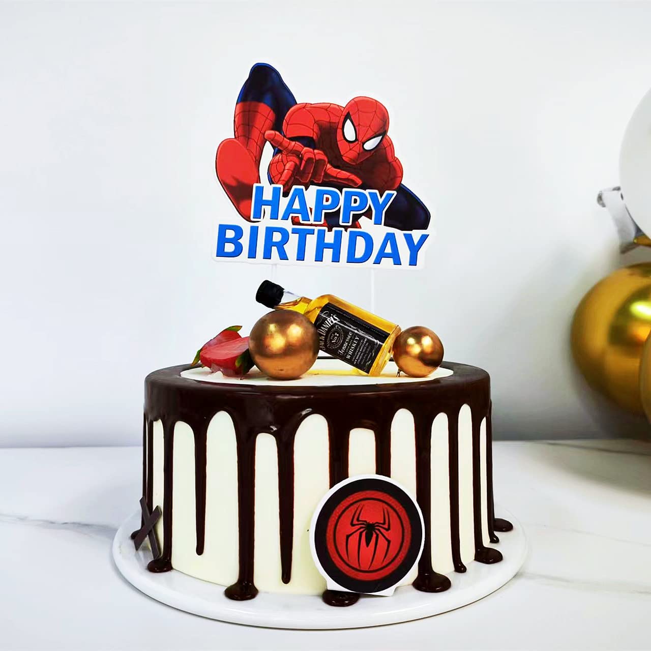Spiderman Tarta Infantil De Chocolate
