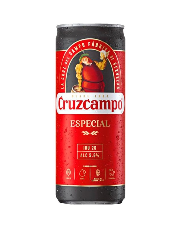 CRUZCAMPO ESPECIAL LATA 33CL 1UD