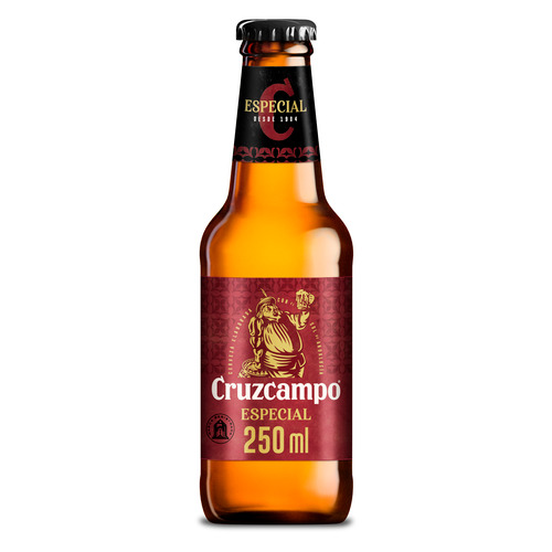 Cruzcampo Especial Cerveza Lager Pack Botella, 12x25cl