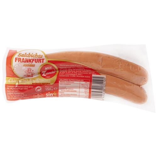 Salchichas Frankfurt Max Zander 150g