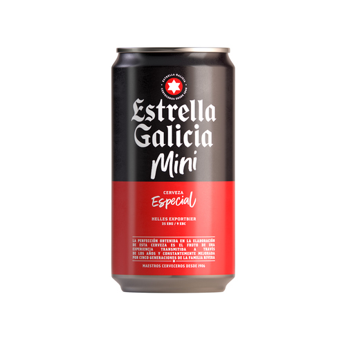 Cerveza ESTRELLA GALICIA Mini Lata 25cl