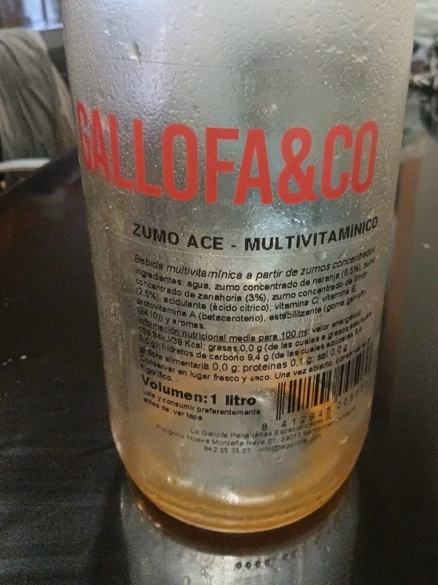 Zumo Ace Multivitamínico