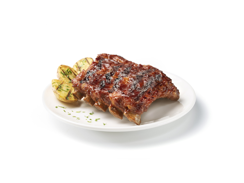 Costillas De Cerdo Salsa Barbaco