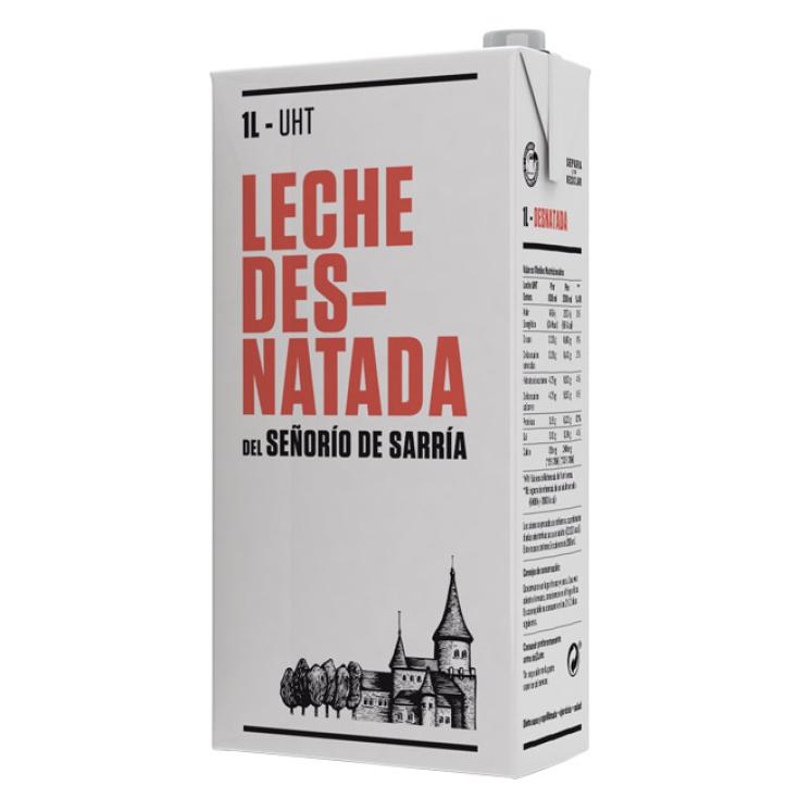 Leche Uht Desnatada Señorío De Sarría 1L