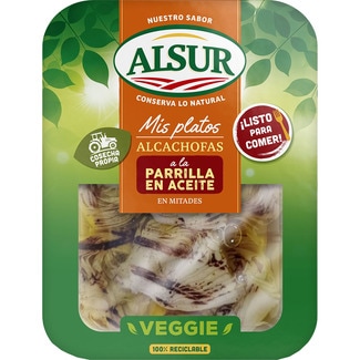 Alcachofas A La Parrilla En Aceite En Mitades - Mis Platos