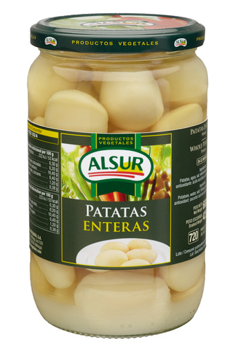 Patatas Enteras Alsur 26-52 U Frasco 680 G