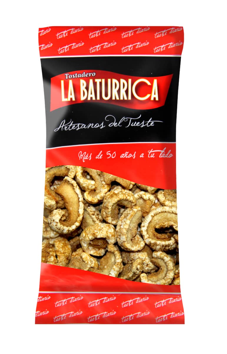 Torrednos', 'ingredientslist': 'corteza De Cerdo Con Tocino, Grasa De Cerdo, Sal Y Aroma (aroma De Humo, Hidrolizado De Proteina Vegetal (contiene Soja), Lactosa Y Potenciadores Del Sabor (e621, E631, E627). Puede Contener Trazas De Gluten, Cacahuetes, Frutos De Cáscara, Sésamo, Mostaza