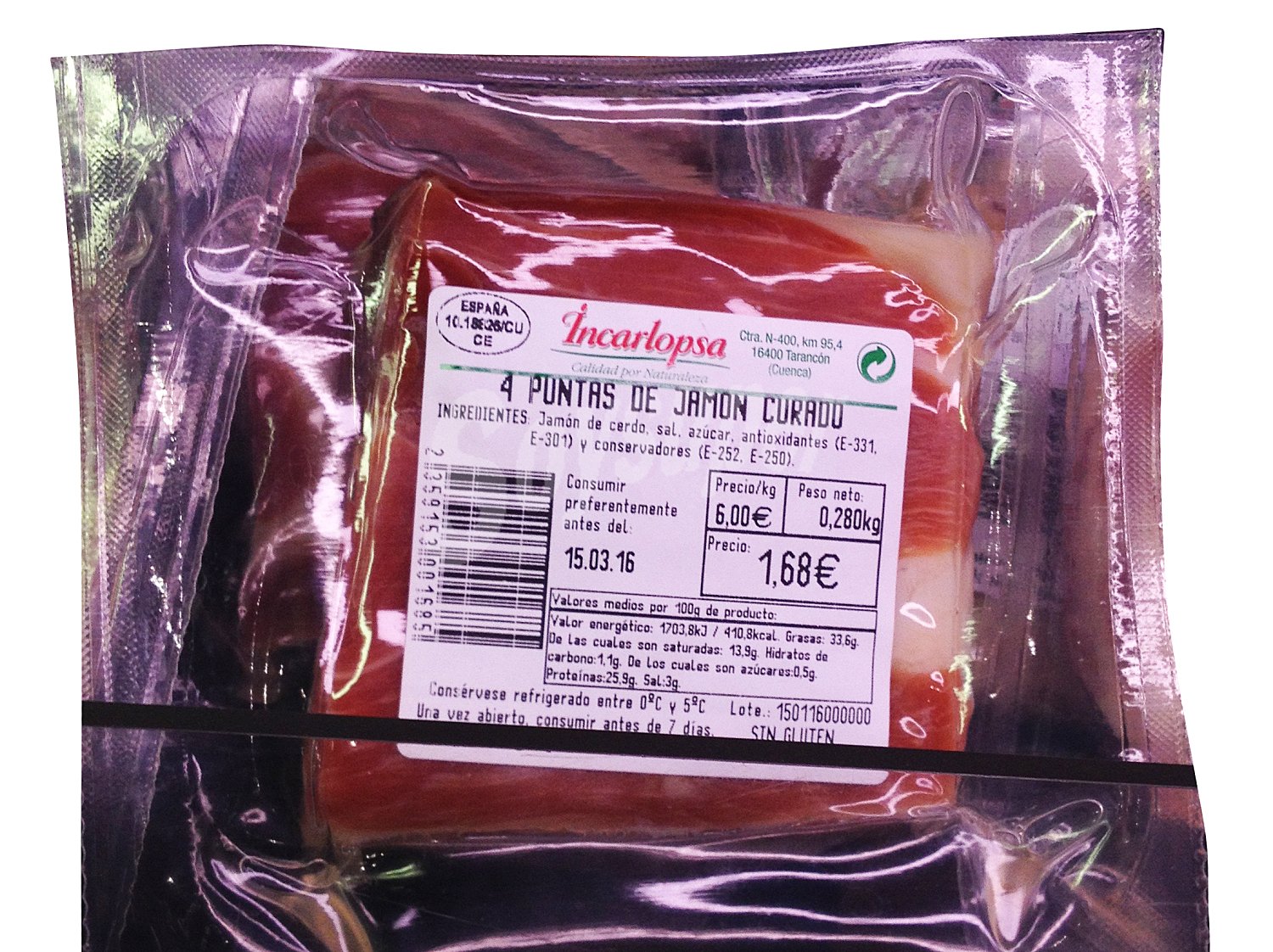 4 Puntas De Jamón Curado