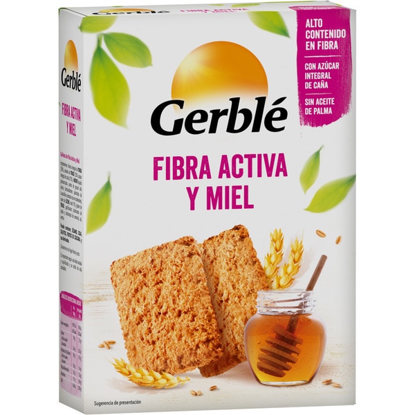 Galletas Fibra Activa Y Miel Gerblé 400 G