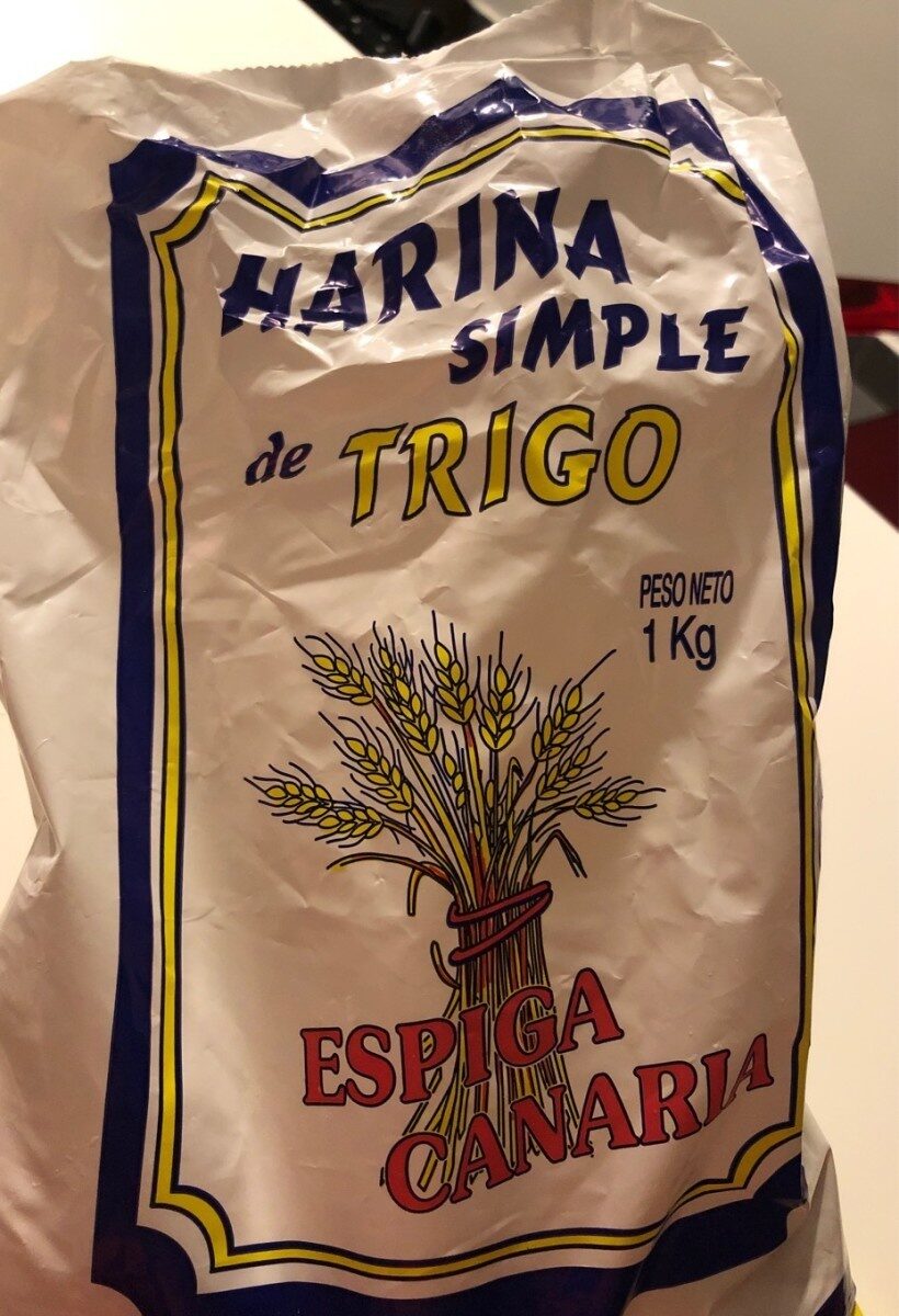 Harina Simple De Trigo', 'ingredientslist': 'harina Smple De Trigo Peso Neto 1 Kg Espiga Anaa
