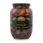 Aceitunas Rajadas Morada Aliñada