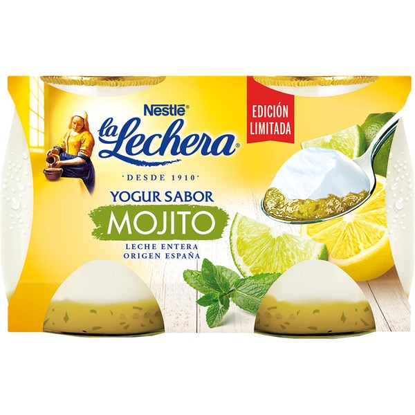 Yogur Sabor Mojito Ed. Limitada La Lechera 2x125g