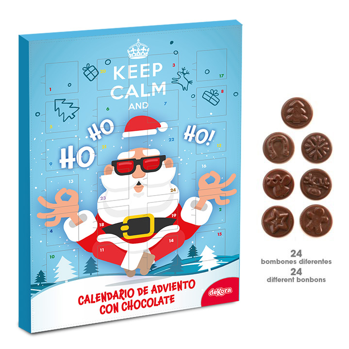 Calendario Adviento Con Chocolate