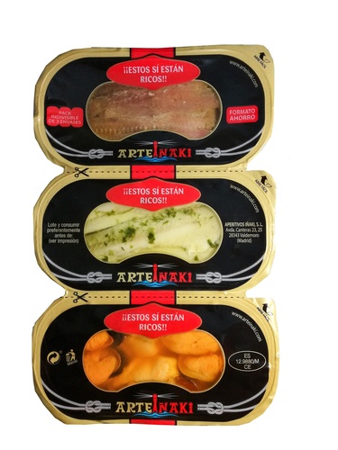 Boquerón-Anchoa-Mejillón ArteIñaki 81g