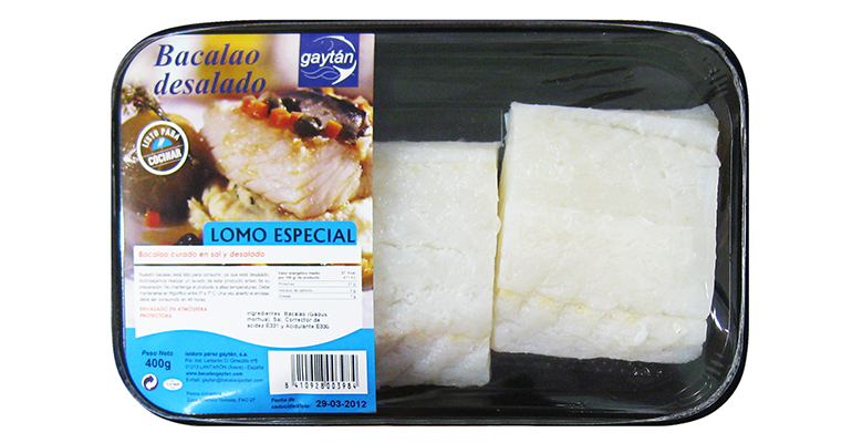 Bacalao Curado Desalado Refrigerado