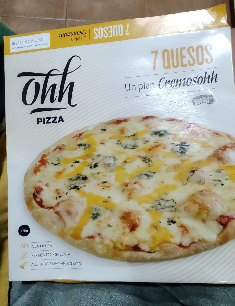 Pizza 7 Quesos Ohh