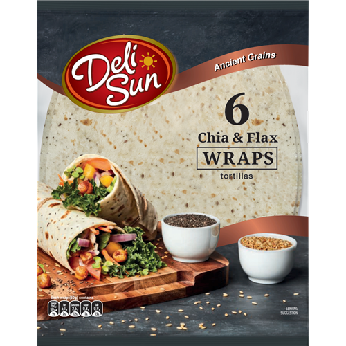 Chia & Flax WRAPS Tortillas