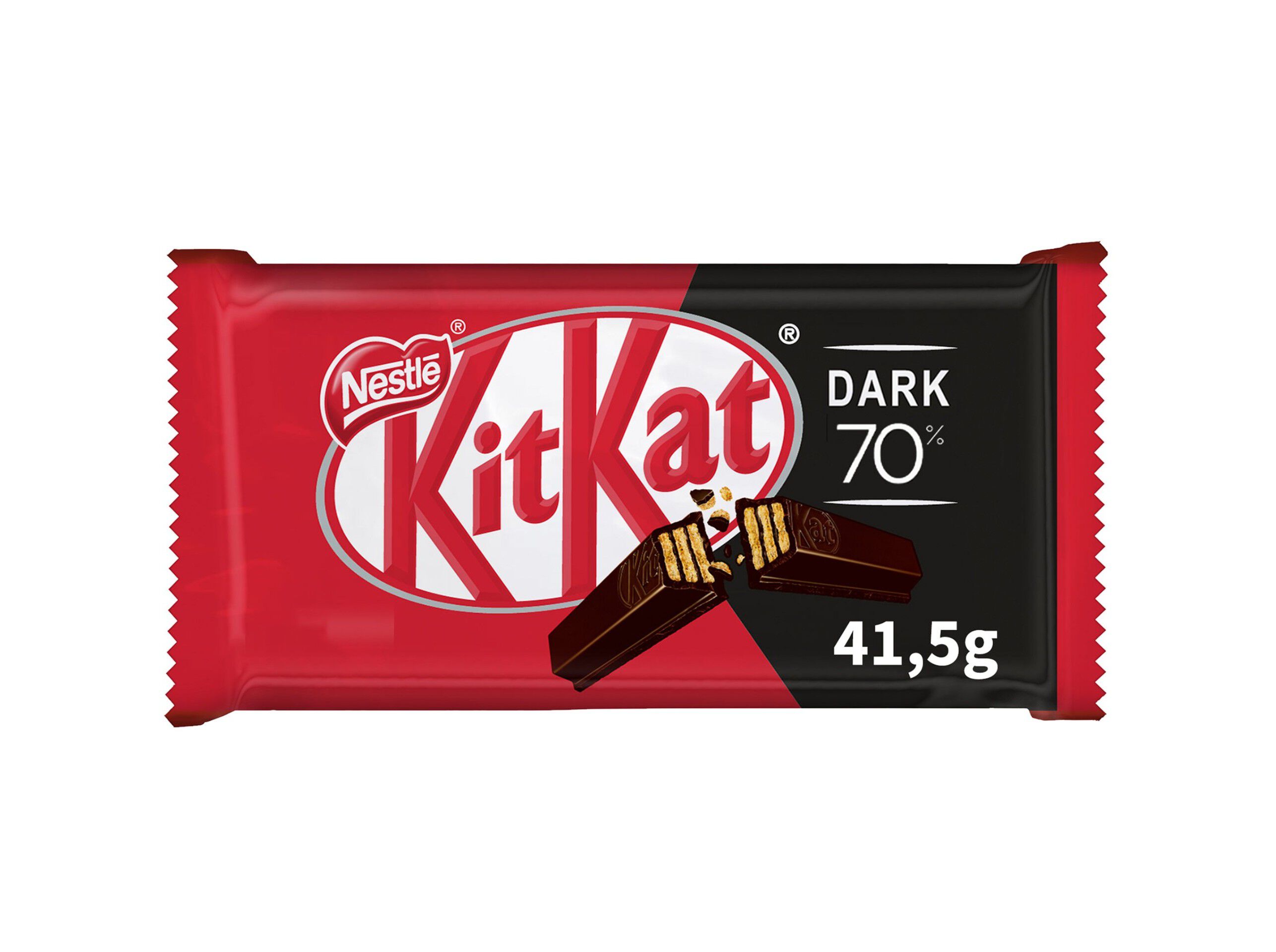 NESTLÉ KIT KAT Dark 70% Chocolate Negro 41.5g