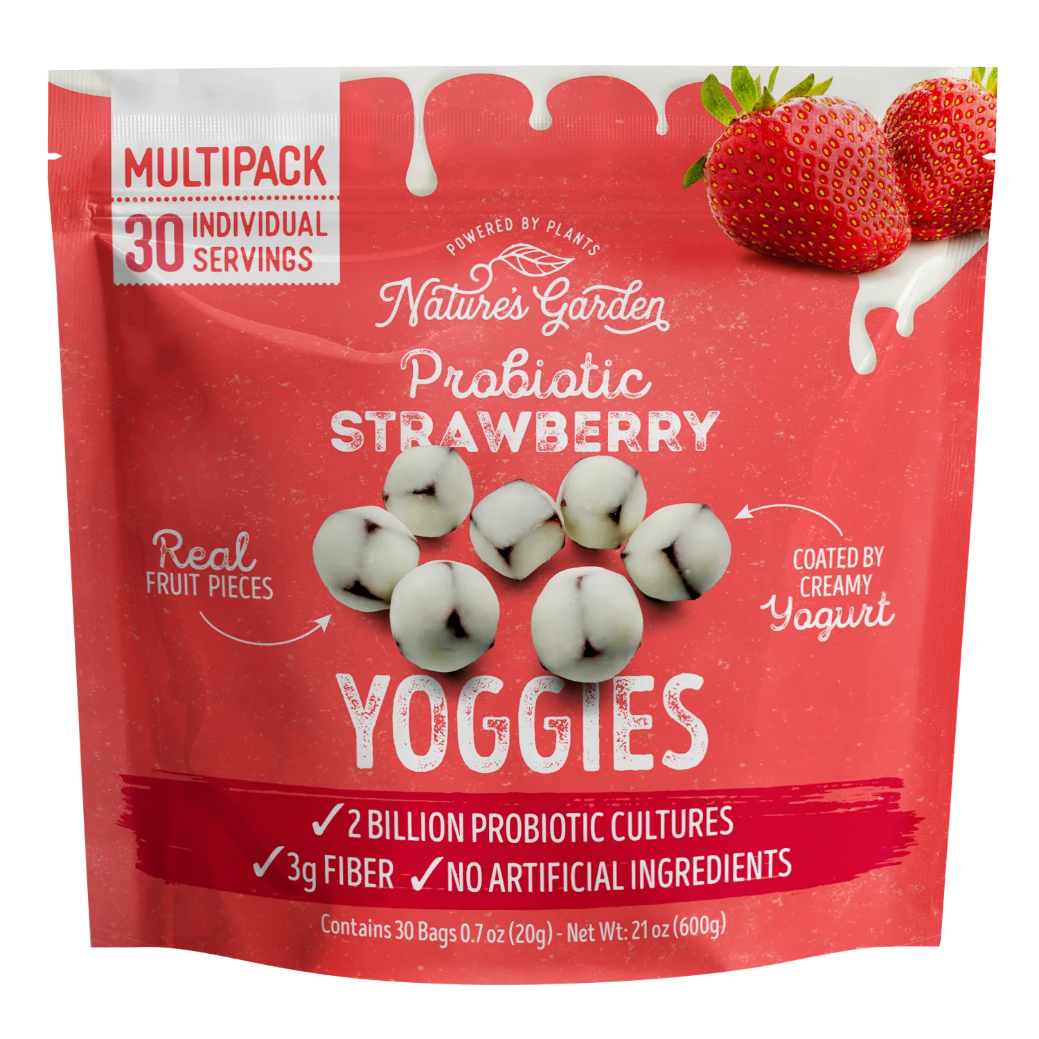 Probiotic Strawberry Yoggies