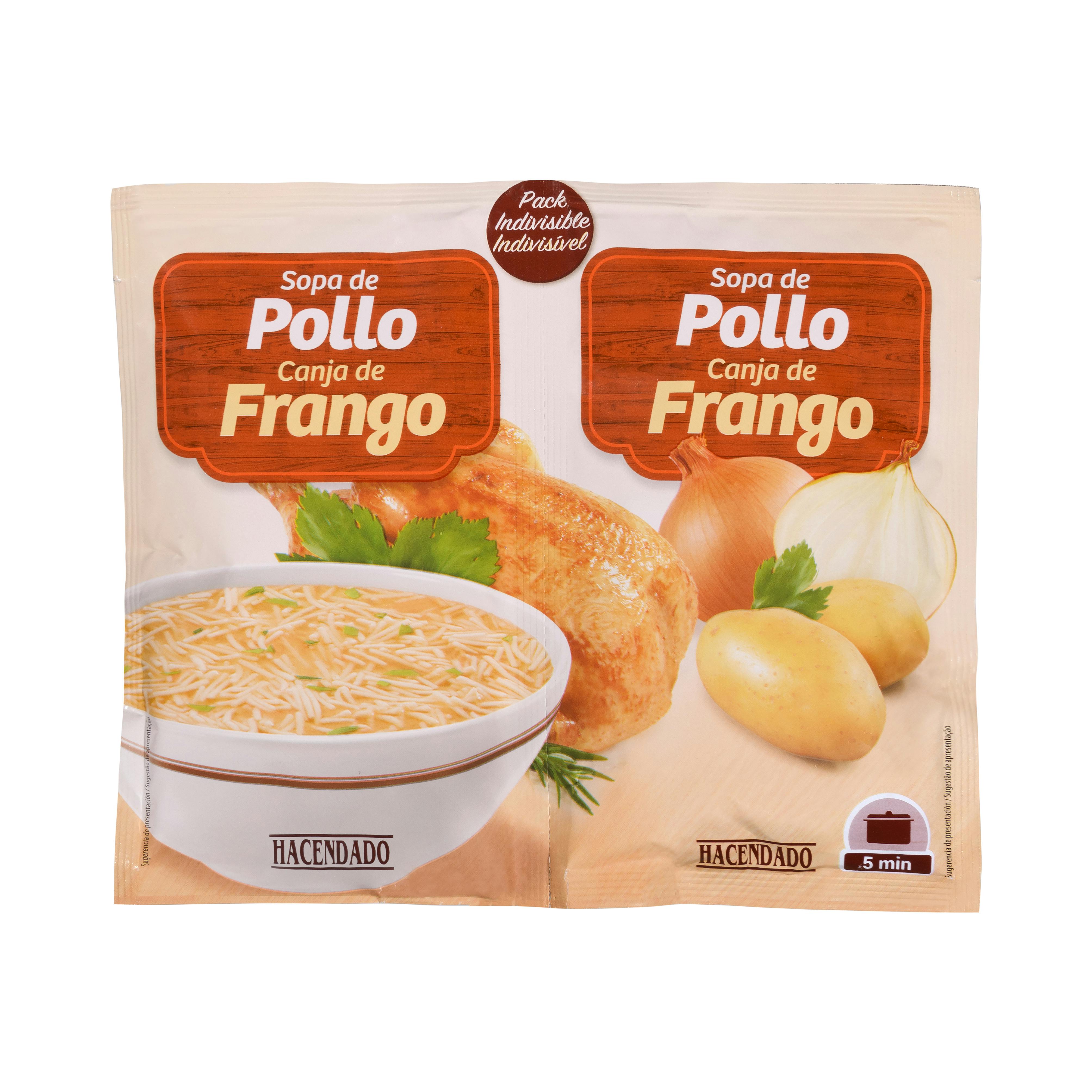 Sopa De Pollo Con Fideos Finos