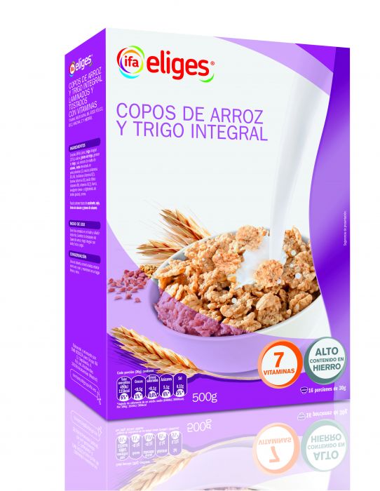Copos De Arroz Y Trigo Integral Ifa Eliges 375g