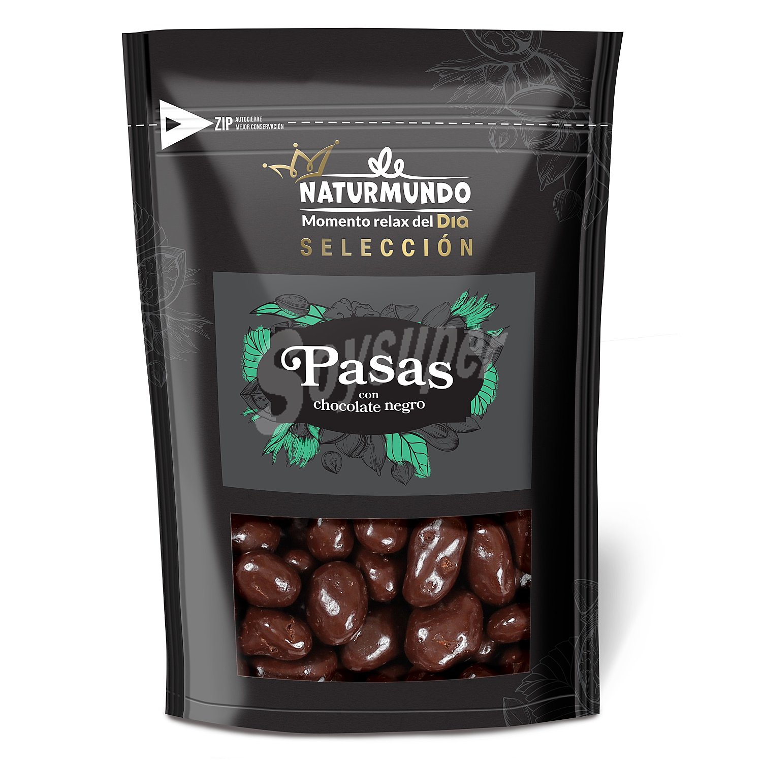 Pasas Con Chocolate Negro