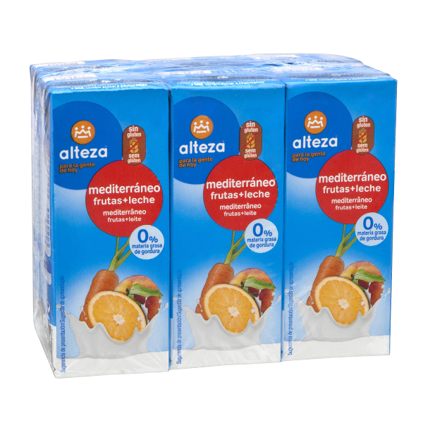 Zumo Mediterráneo Frutas +leche
