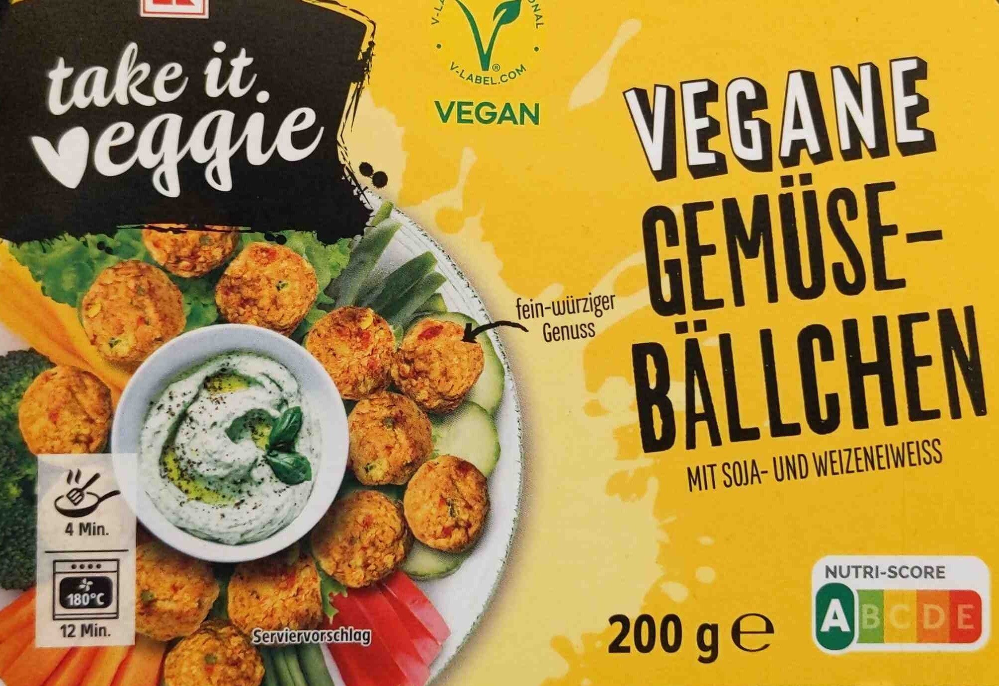 Vegane Gemüse-Bällchen Mit Soja-und Weizeneiweiss