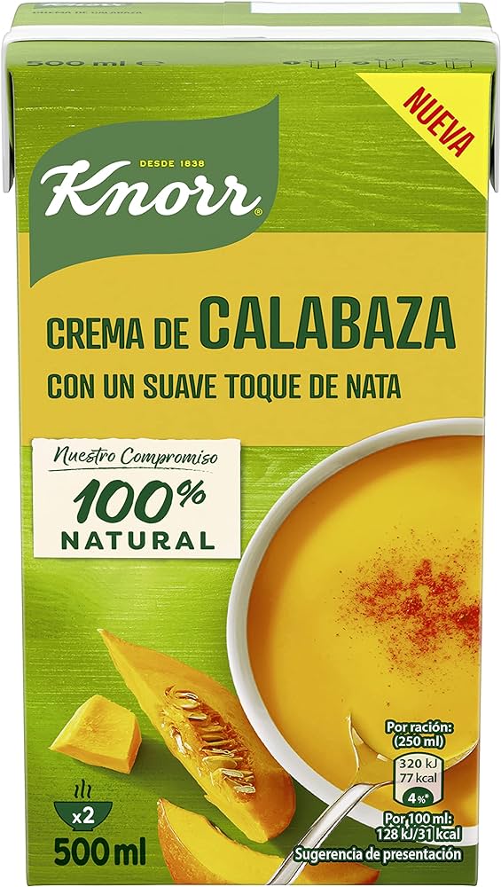 KNORR CREMA LIQ CALABAZA 500ML