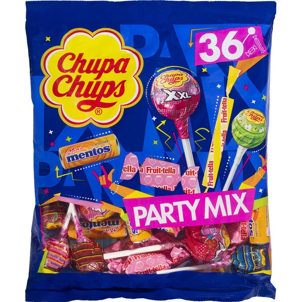 Chupa Chups Party Mix 36u Bolsa 400g