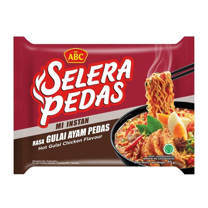 Mie Abc Selera Gulai Pedas