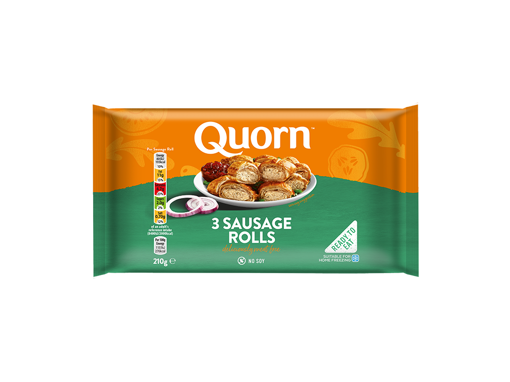 Quorn 3 Sausage Rolls